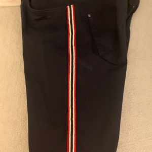 Zara dark navy skinny jeans